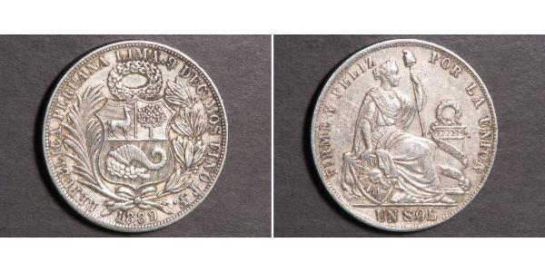 1 Sol Perú Plata 
