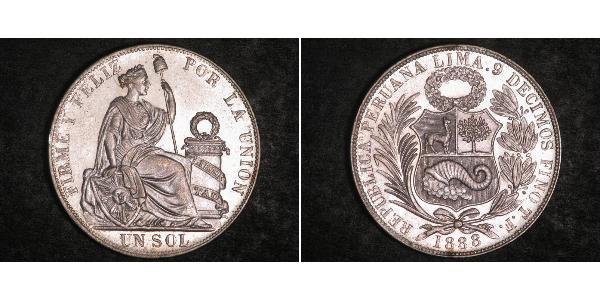 1 Sol Perú Plata 