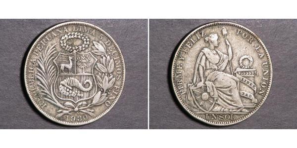1 Sol Perú Plata 
