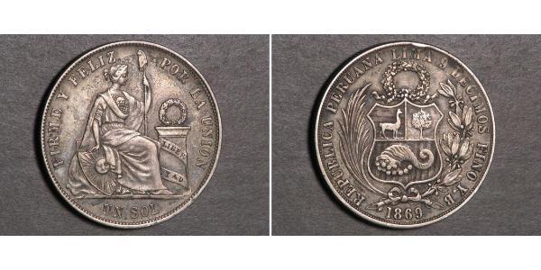 1 Sol Perú Plata 
