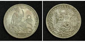 1 Sol Peru Silber 