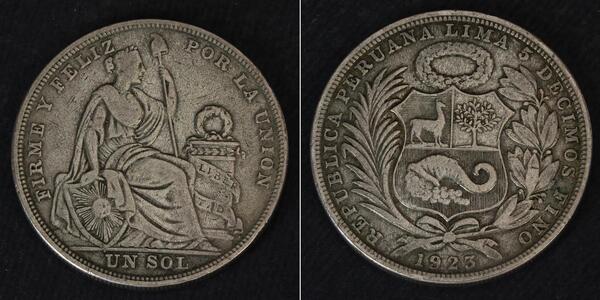 1 Sol Peru Silber 