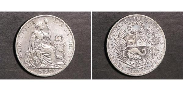 1 Sol Peru Silber 