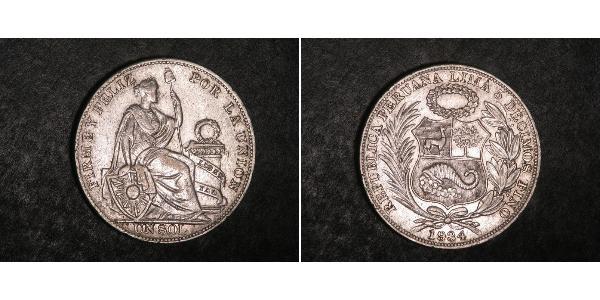 1 Sol Peru Silber 