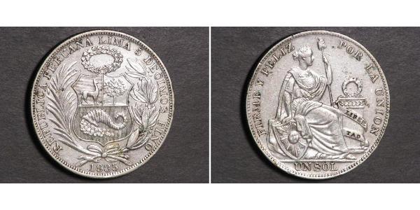 1 Sol Peru Silber 