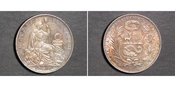 1 Sol Peru Silber 