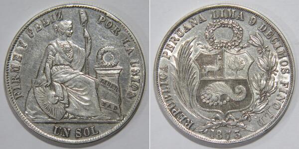 1 Sol Peru Silber 