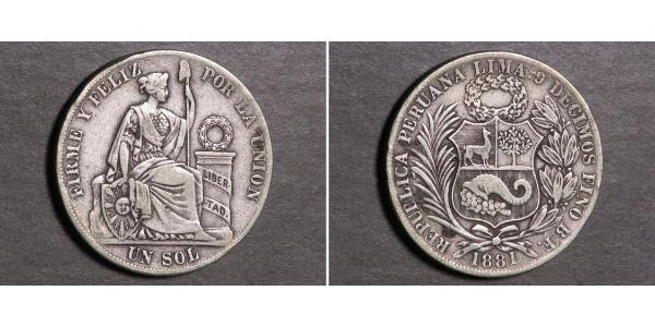 1 Sol Peru Silber 