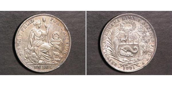 1 Sol Peru Silber 