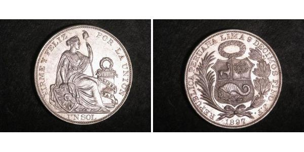 1 Sol Peru Silber 