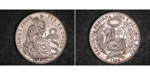 1 Sol Peru Silber 