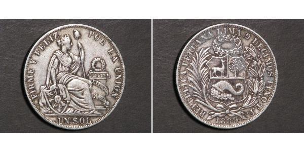 1 Sol Peru Silber 