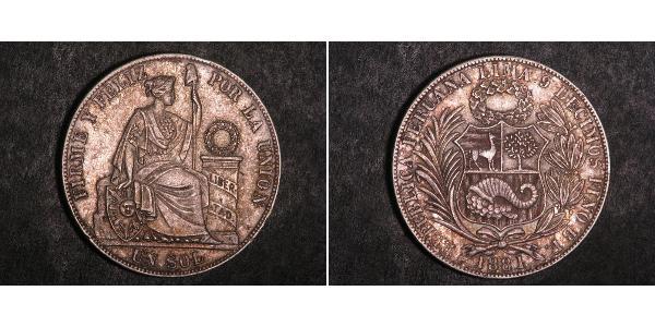 1 Sol Peru Silber 