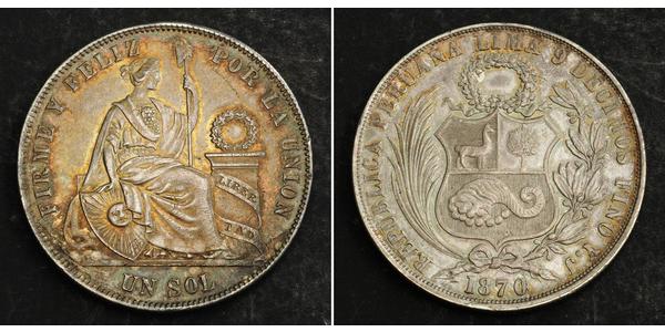1 Sol Peru Silber 