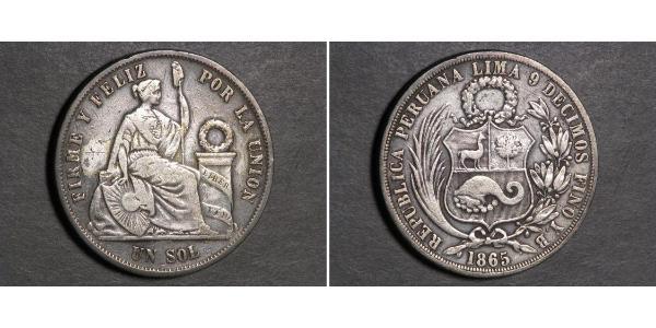 1 Sol Peru Silber 