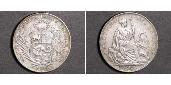 1 Sol Peru Silber 