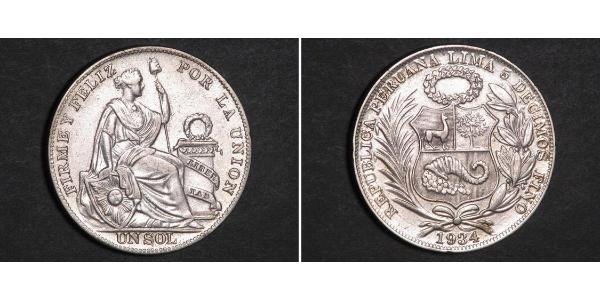 1 Sol Peru Silber 