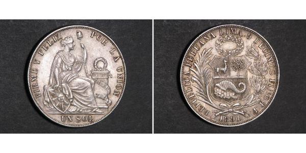 1 Sol Peru Silber 