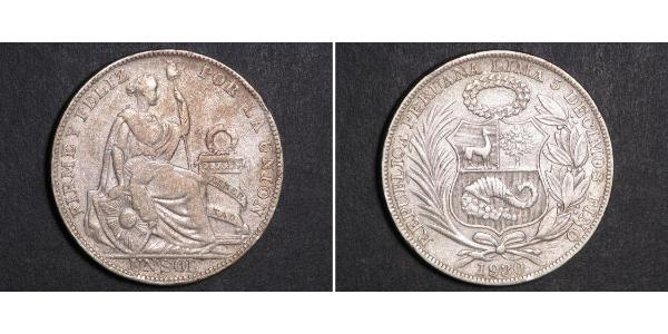 1 Sol Peru Silber 