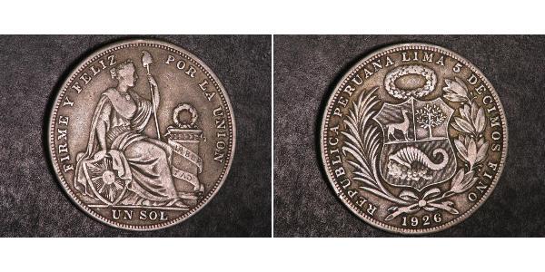 1 Sol Peru Silber 
