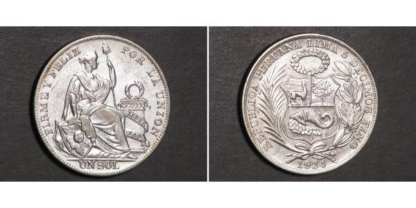 1 Sol Peru Silber 
