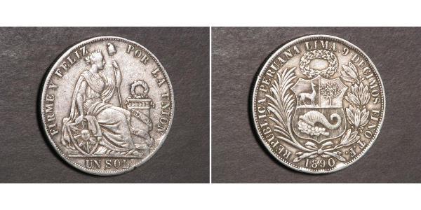 1 Sol Peru Silber 