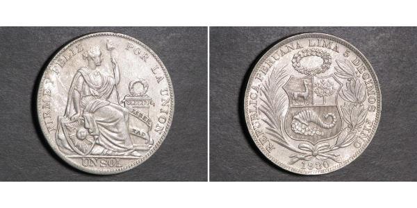 1 Sol Peru Silber 