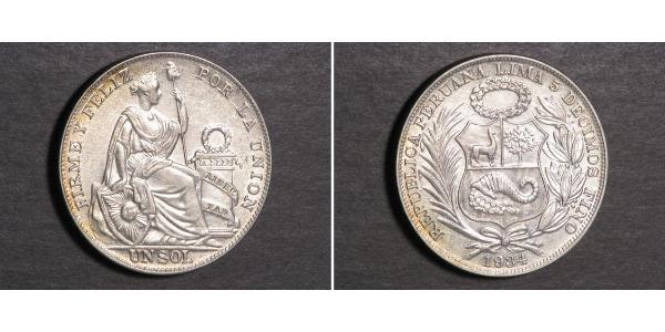 1 Sol Peru Silber 