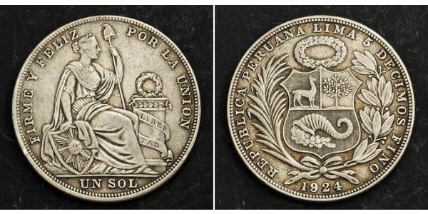 1 Sol Peru Silber 