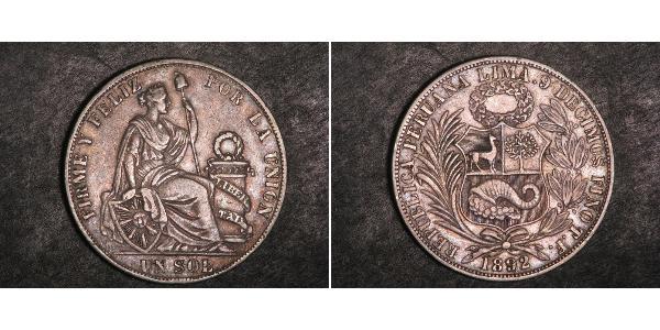 1 Sol Peru Silber 