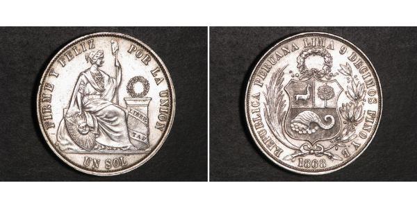 1 Sol Peru Silver 