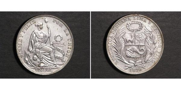 1 Sol Peru Silver 