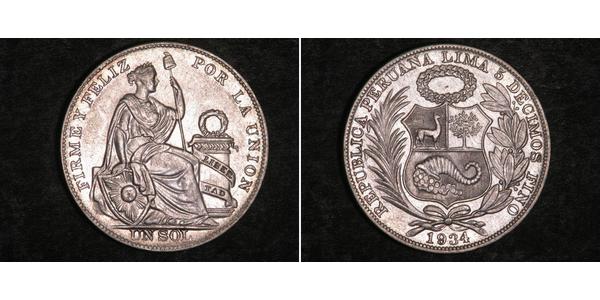 1 Sol Peru Silver 