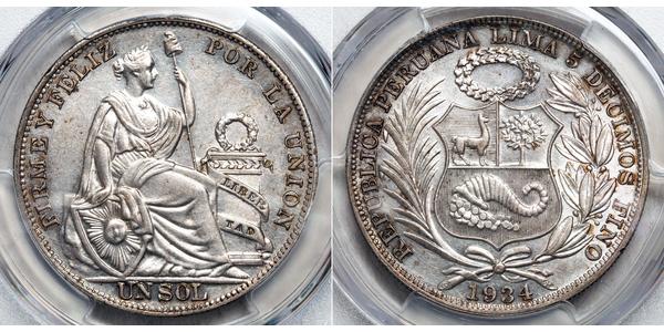 1 Sol Peru Silver 