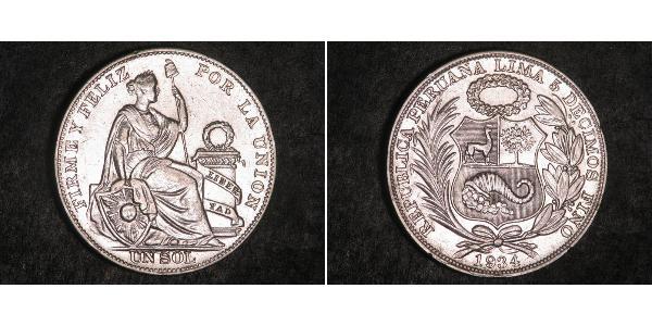 1 Sol Peru Silver 
