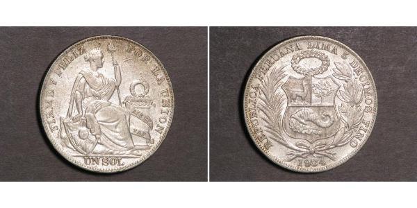 1 Sol Peru Silver 