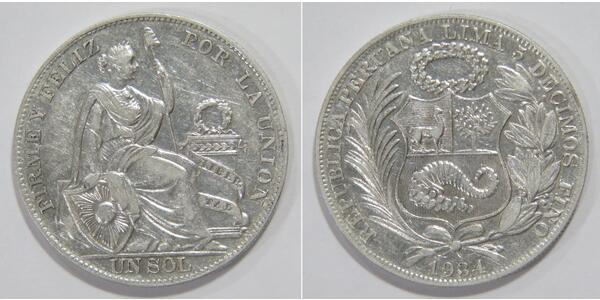 1 Sol Peru Silver 