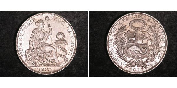 1 Sol Peru Silver 