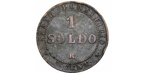1 Soldo Kirchenstaat (752-1870)  Pius IX (1792- 1878)