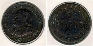 1 Soldo Kirchenstaat (752-1870)  Pius IX (1792- 1878)