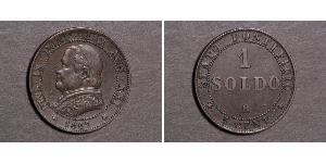 1 Soldo Kirchenstaat (752-1870)  Pius IX (1792- 1878)