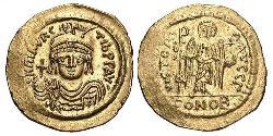 1 Solidus Byzantine Empire (330-1453) Gold Maurice Tiberius (539-602)