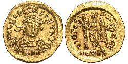 1 Solidus Byzantine Empire (330-1453) Gold Leo the Thracian (401-474)