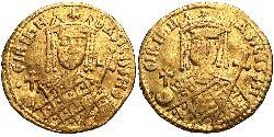 1 Solidus Byzantine Empire (330-1453) Gold Irene Sarantapechaina (752-803)