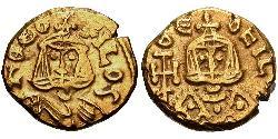 1 Solidus Byzantine Empire (330-1453) Gold Theophilus (813-842)