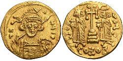 1 Solidus Byzantine Empire (330-1453) Gold Constantine IV (652-685)