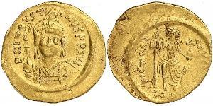 1 Solidus Byzantine Empire (330-1453) Gold Justinian I (482-565)