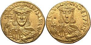 1 Solidus Byzantine Empire (330-1453) Gold Nikephoros I Logothetes(760-811)