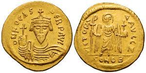 1 Solidus Byzantine Empire (330-1453) Gold Phocas(?-610)