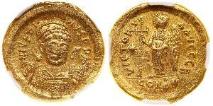 1 Solidus Byzantine Empire (330-1453) Gold 